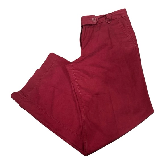 LOFT Pants - 👖 Loft Chino Marisa Pant - Burgundy Red, Size 10 🌟